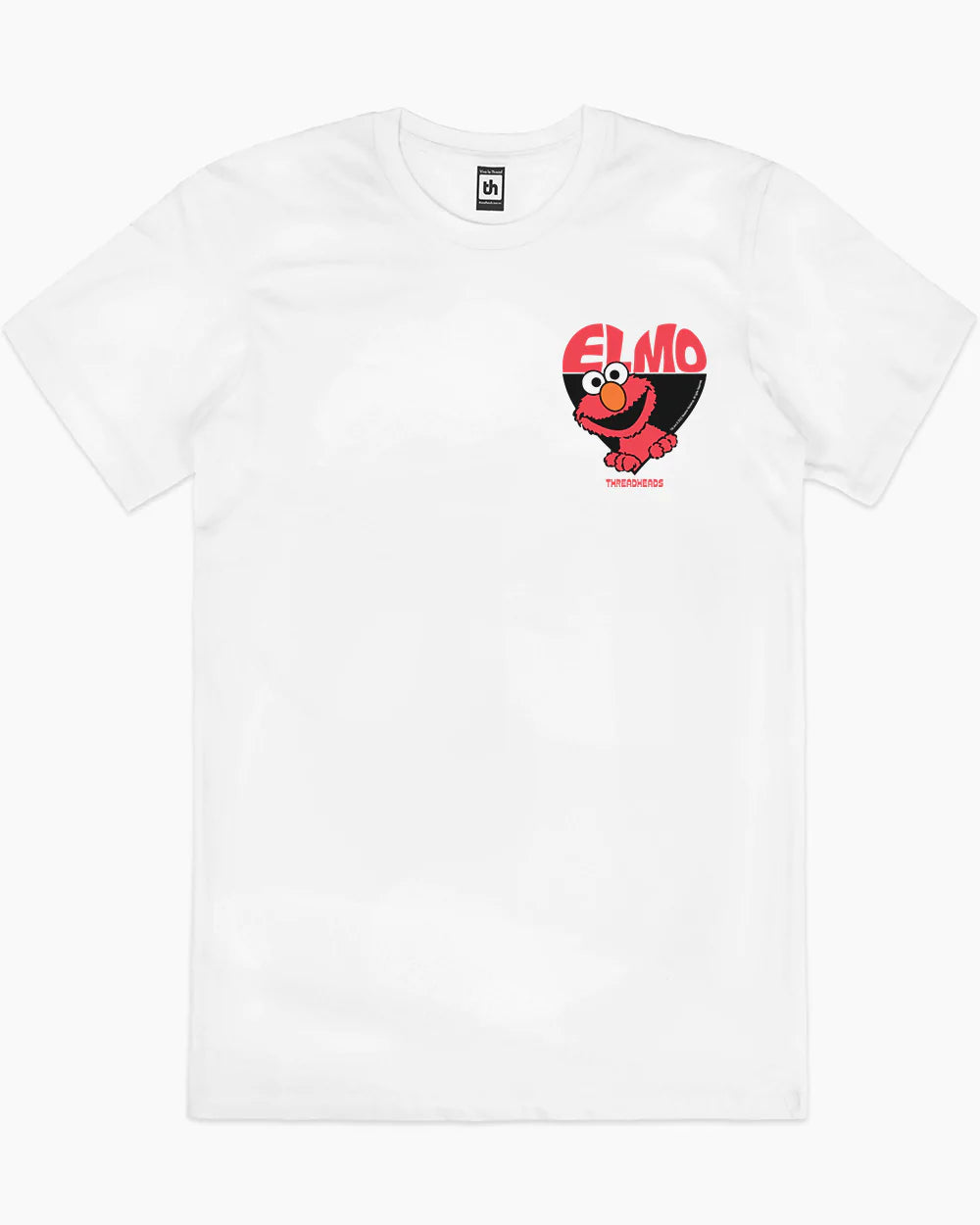Elmo Face T-Shirt Australia Online #colour_white