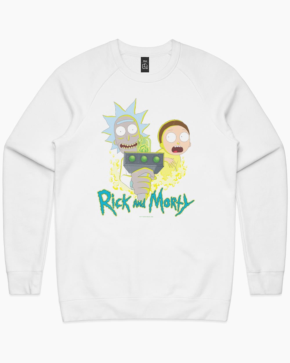 Rick and Morty Portal Gun Sweater Europe Online #colour_white