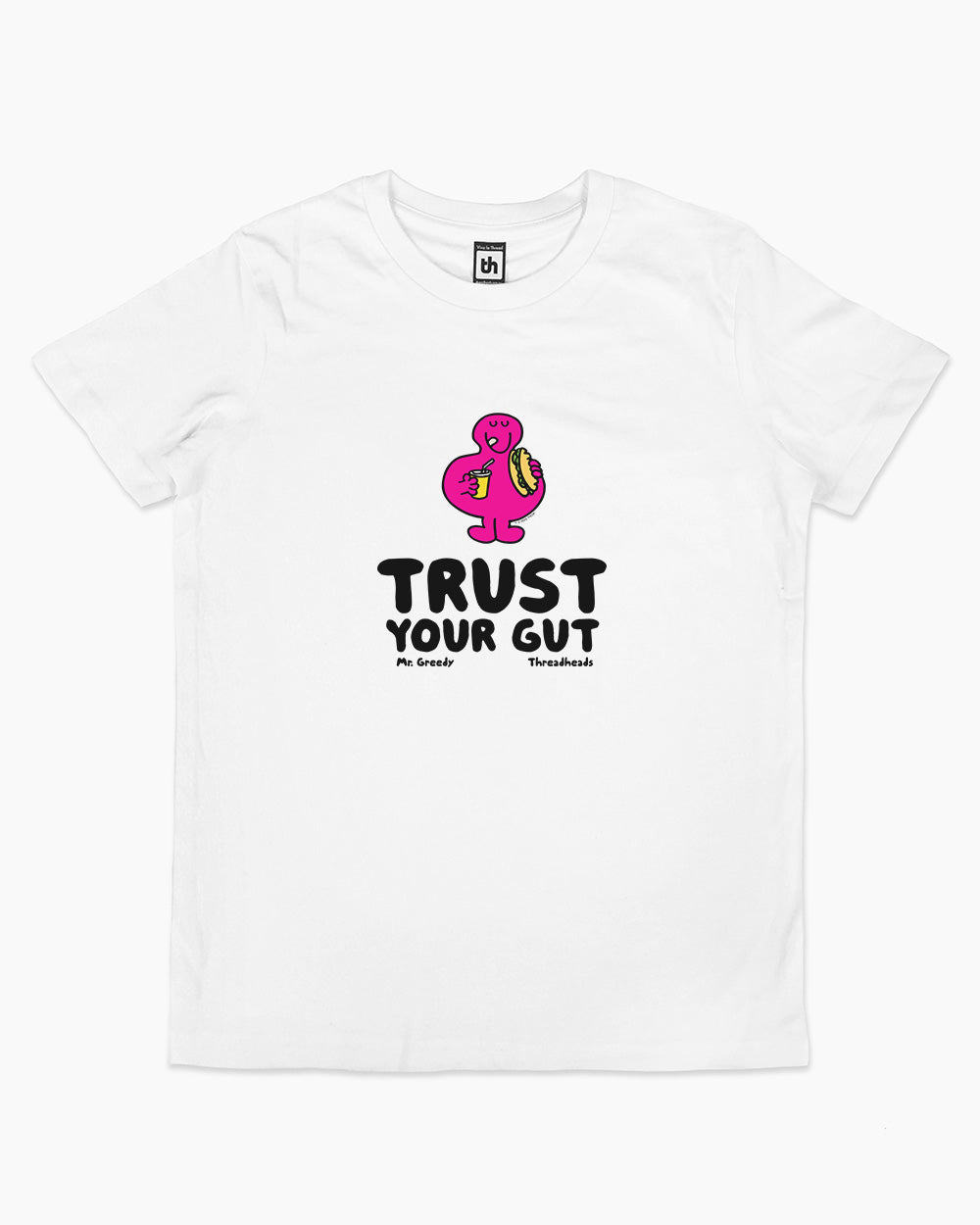 Trust Your Gut Kids T-Shirt Europe Online #colour_white
