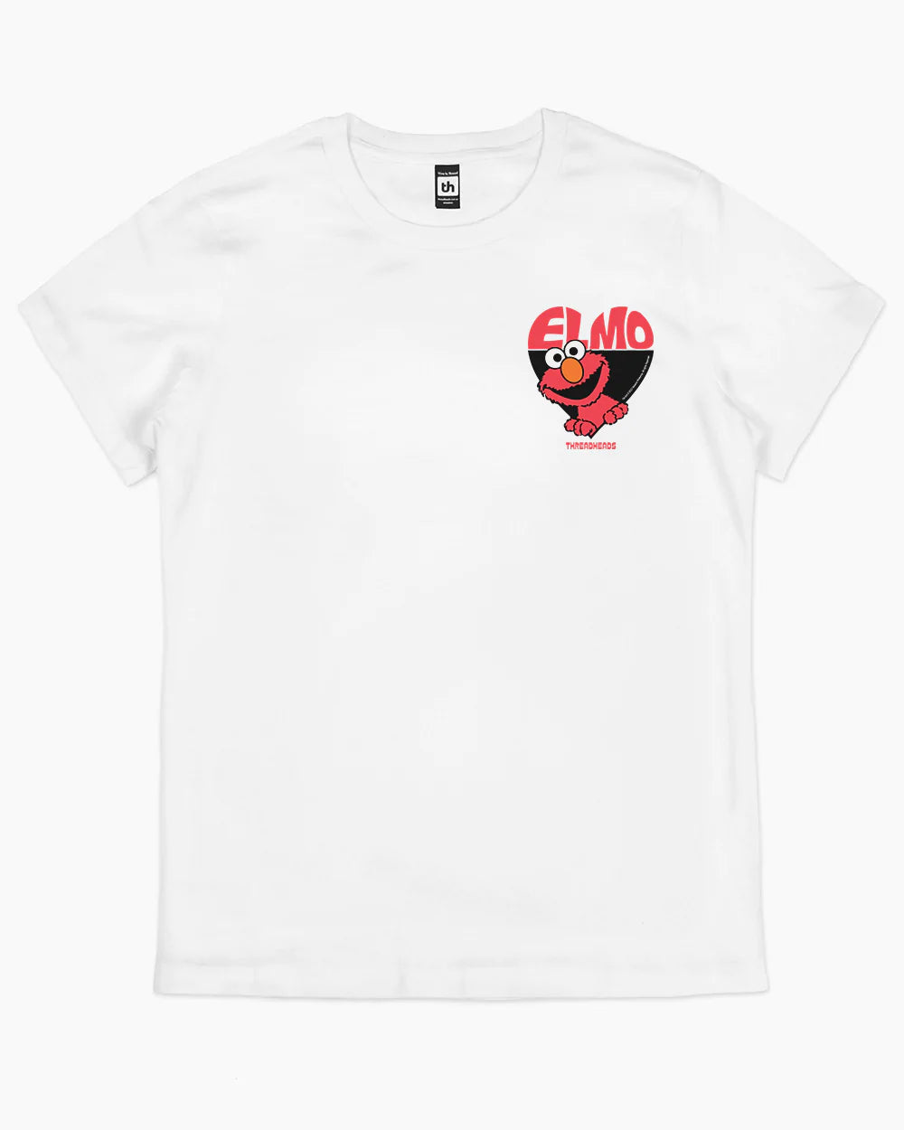 Elmo Face T-Shirt Australia Online #colour_white