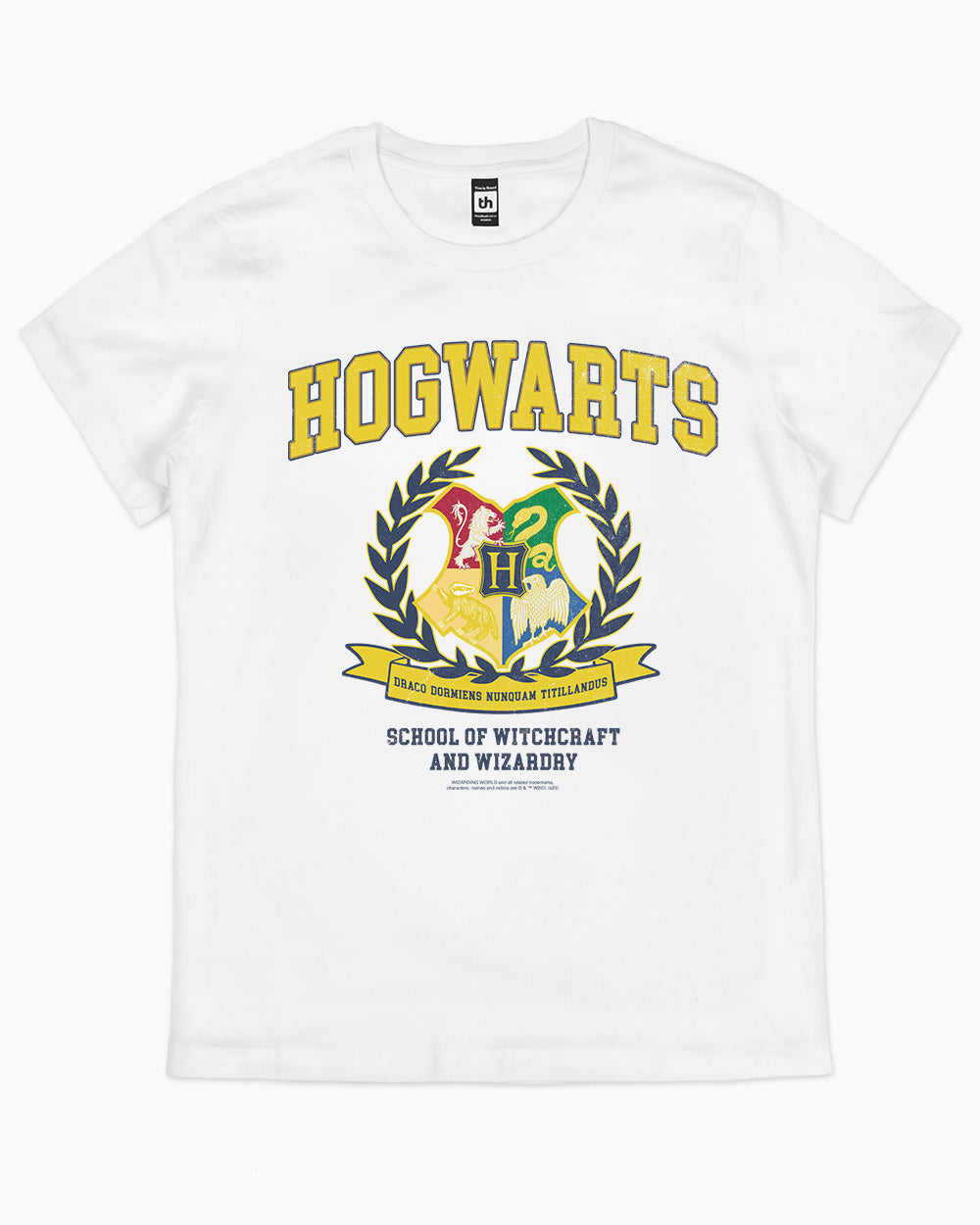 Hogwarts College T-Shirt Australia Online #colour_white