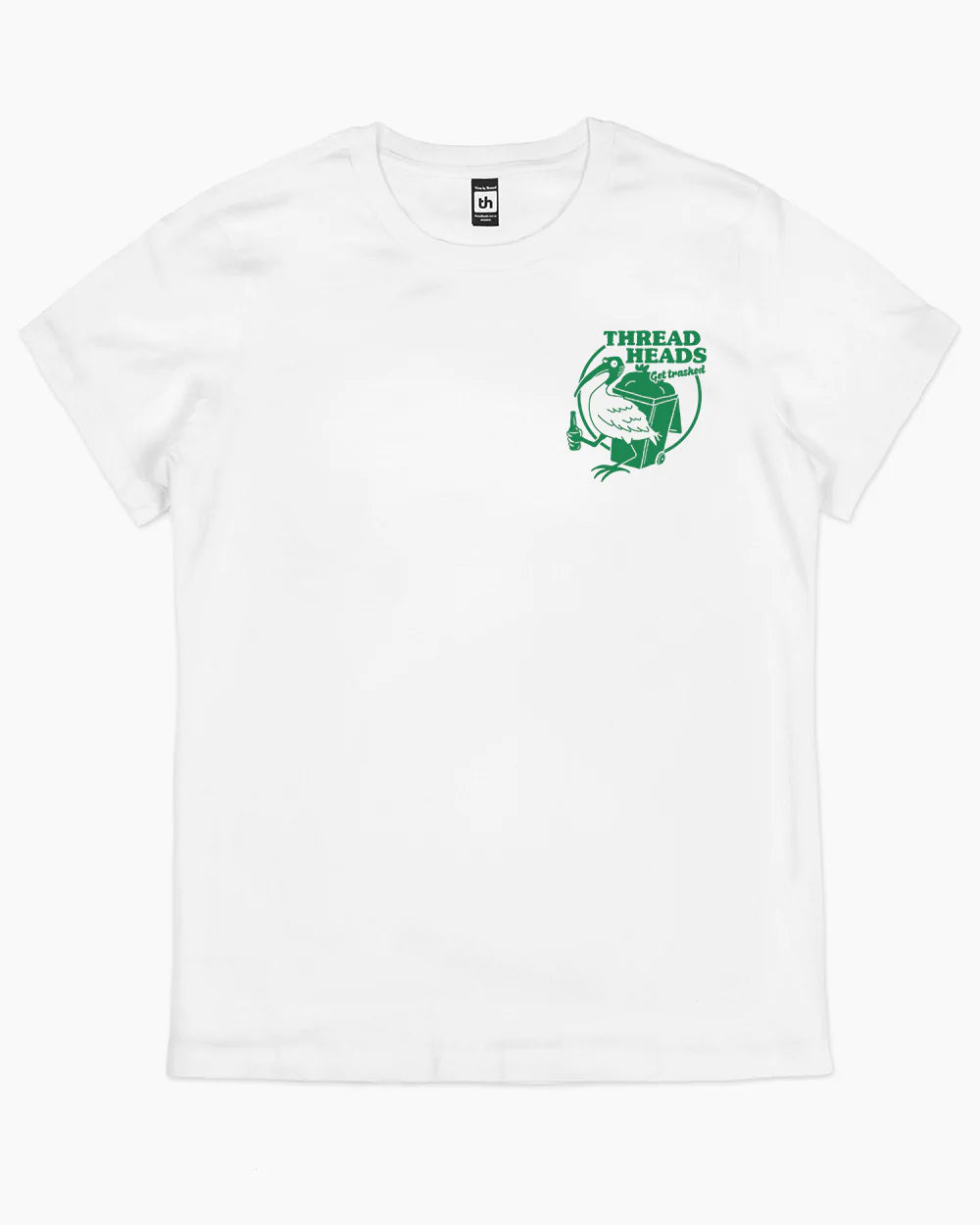 Bin Chicken Beer T-Shirt Australia Online #colour_white