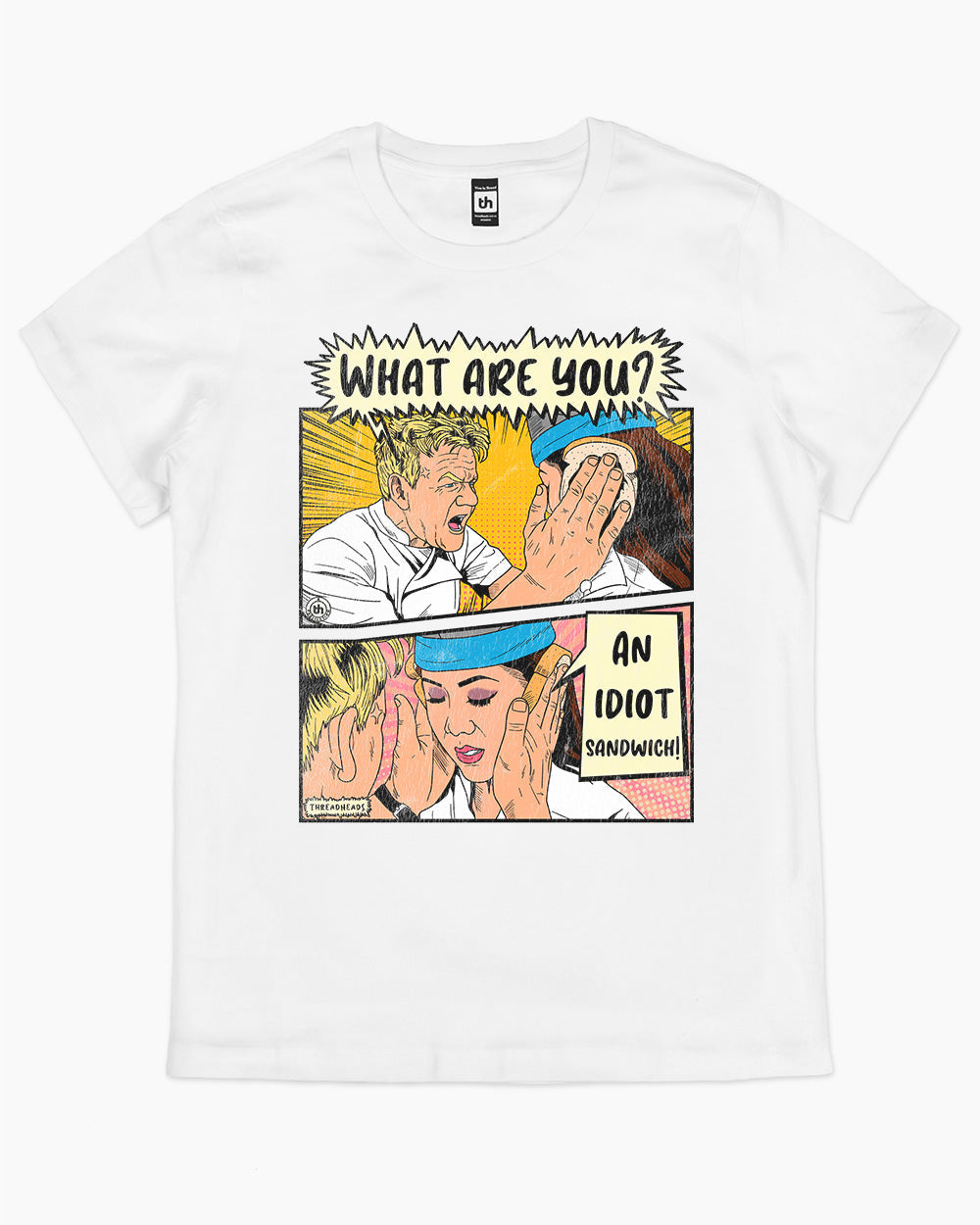 Idiot Sandwich T-Shirt Australia Online #colour_white