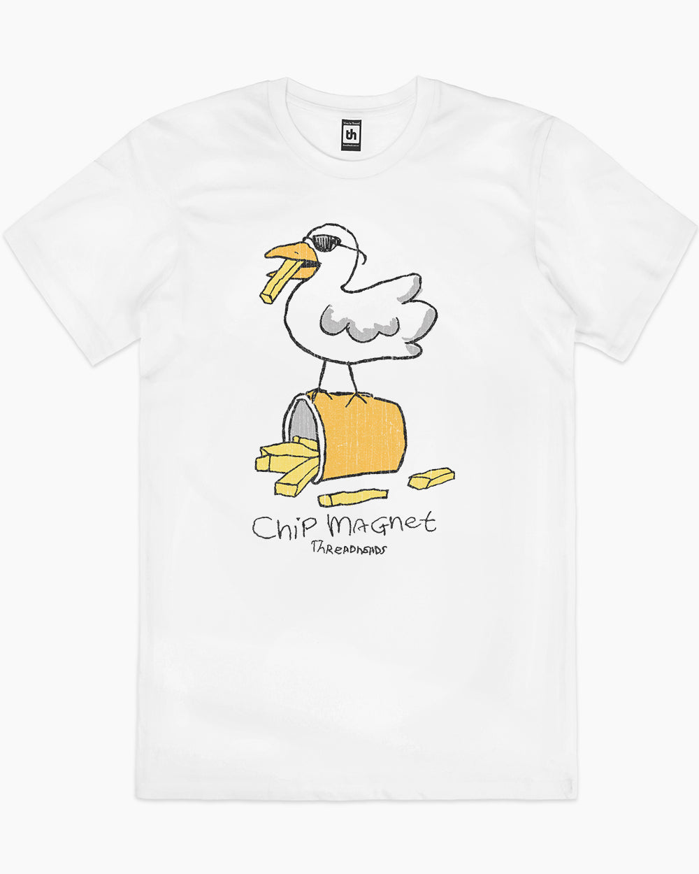 Chip Magnet T-Shirt Europe Online #colour_white