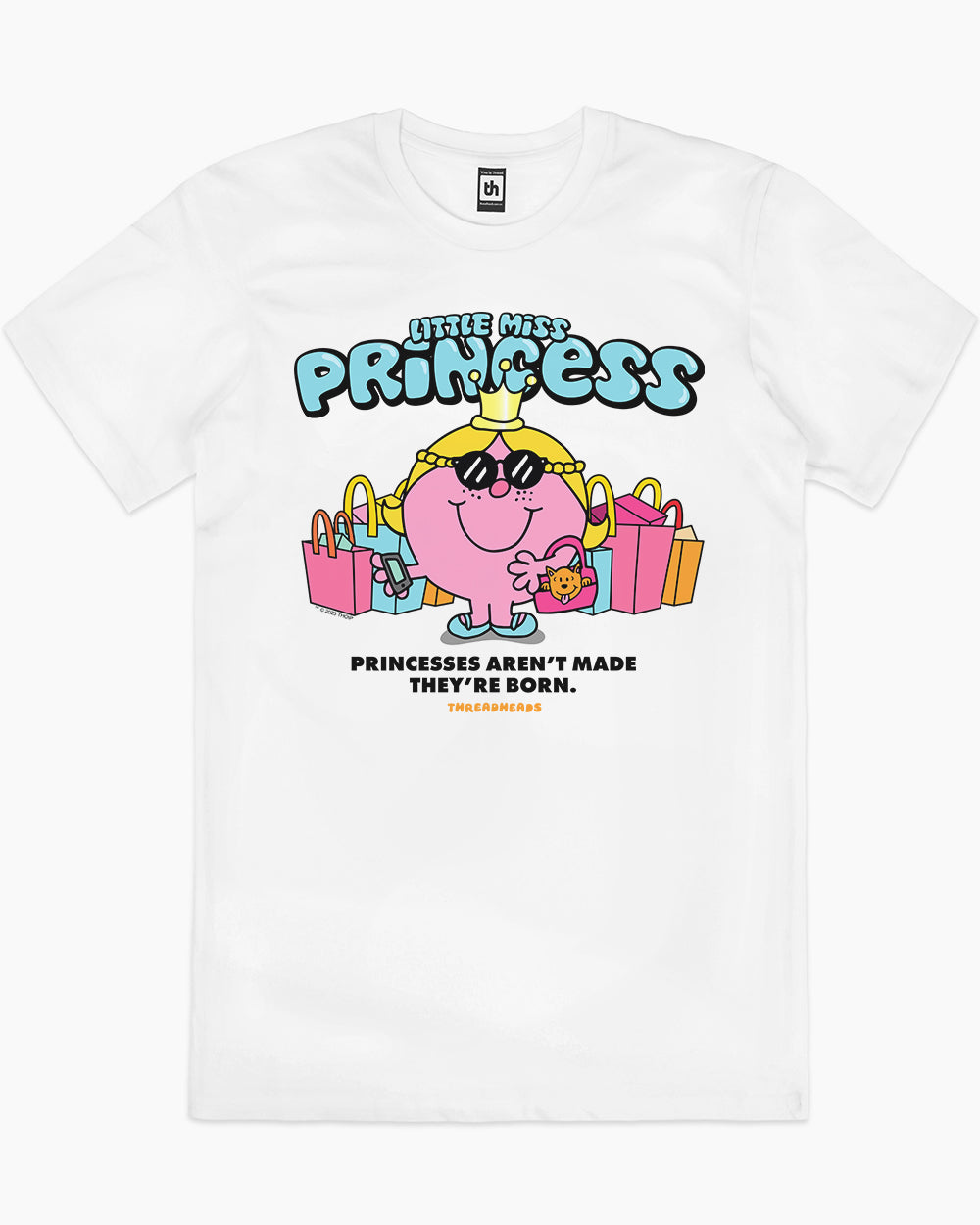 Little Miss Princess T-Shirt Europe Online #colour_white
