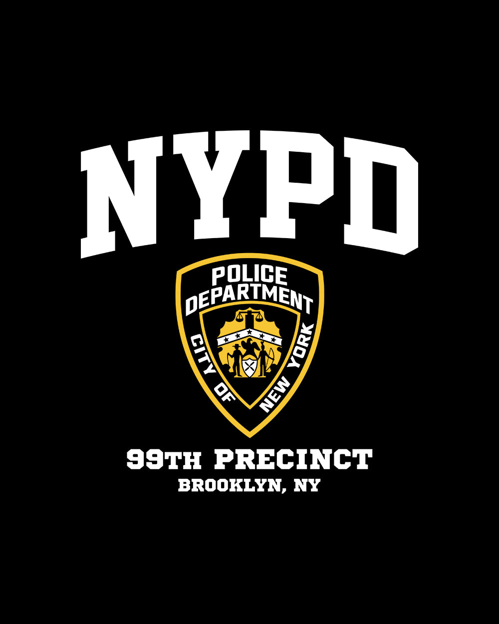 99th Precinct Hoodie Europe Online #colour_black