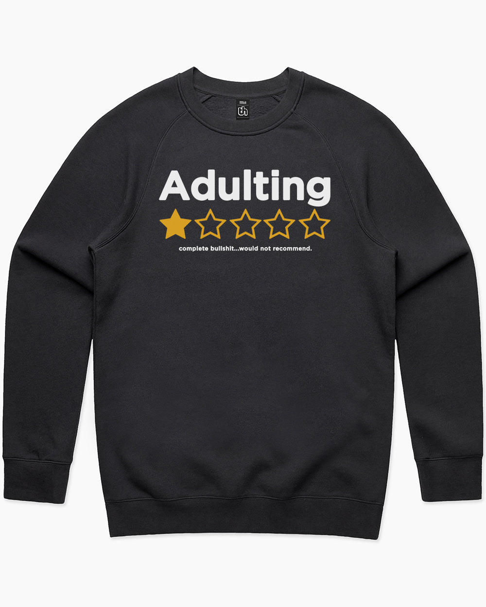 Adulting Sweater Europe Online #colour_black