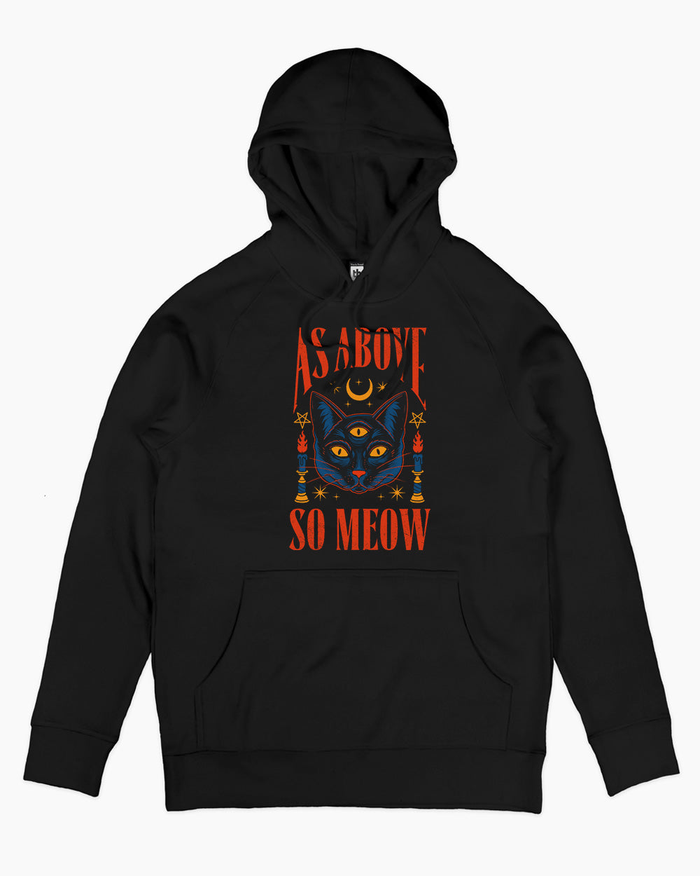 As Above So Meow Hoodie Europe Online #colour_black