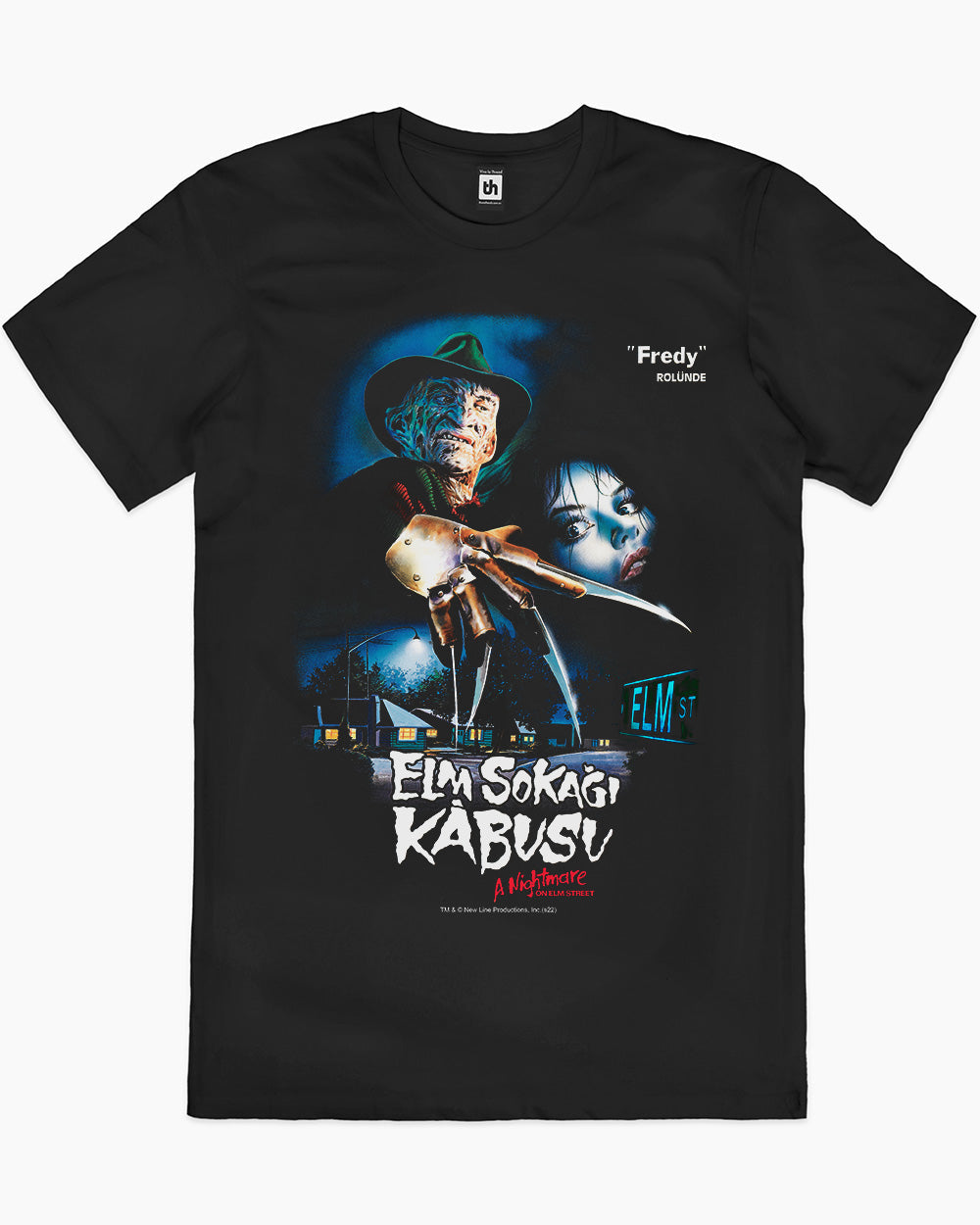 Freddy Krueger-Elm Sokagi Kabusu T-Shirt Europe Online #colour_black