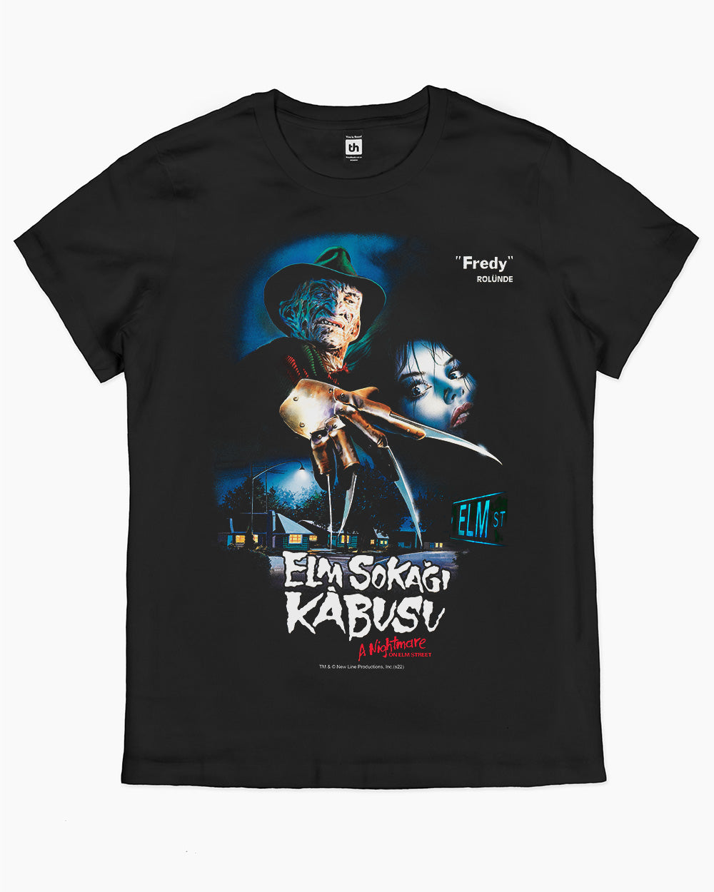 Freddy Krueger-Elm Sokagi Kabusu T-Shirt Australia Online #colour_black