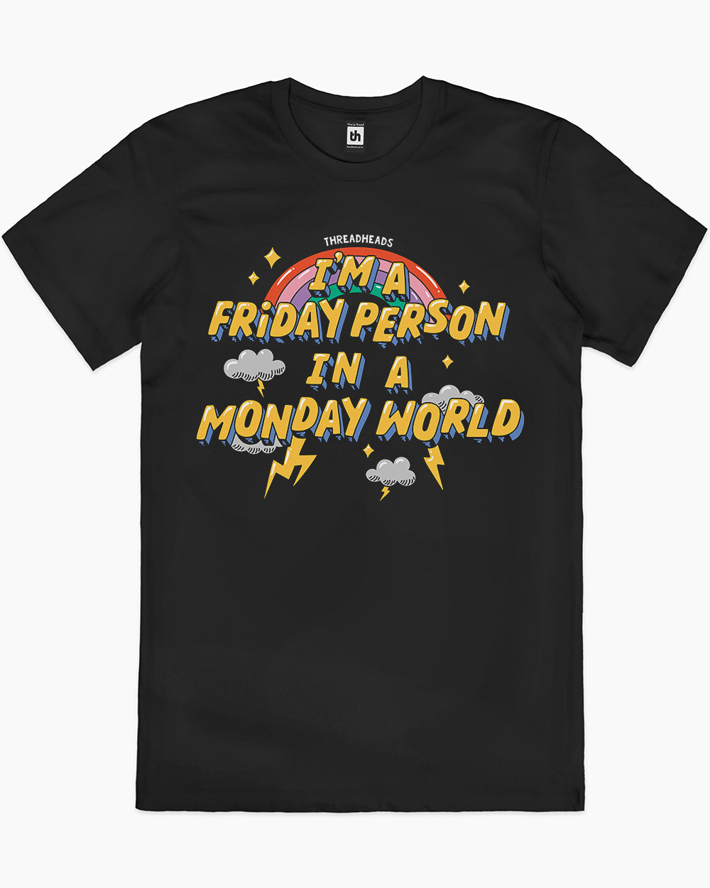 Friday Person T-Shirt Europe Online #colour_black