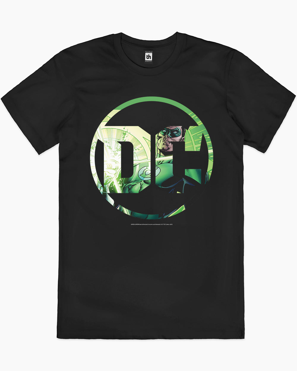 Green Lantern DC Logo T-Shirt Europe Online #colour_black