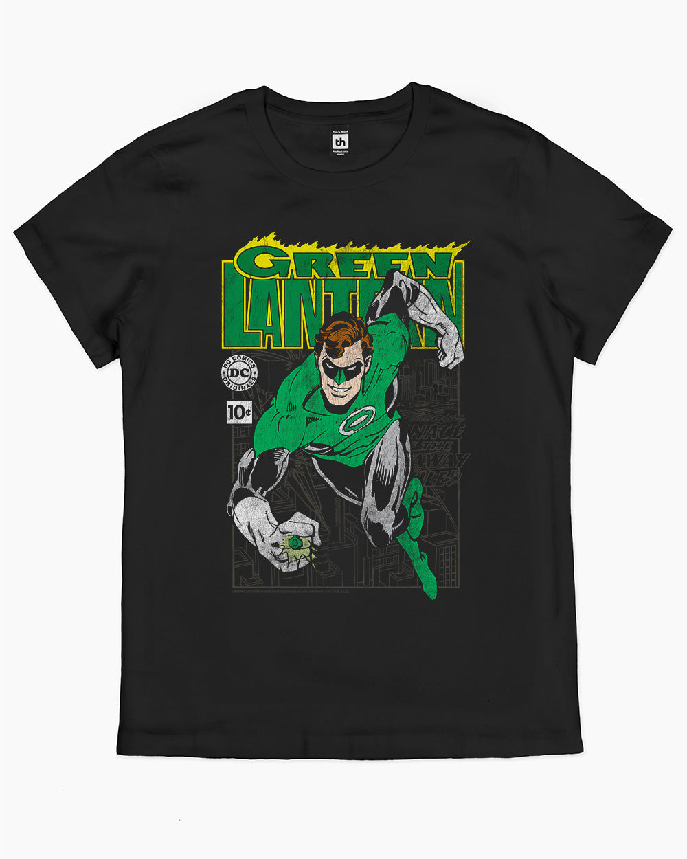 Green Lantern T-Shirt Australia Online #colour_black