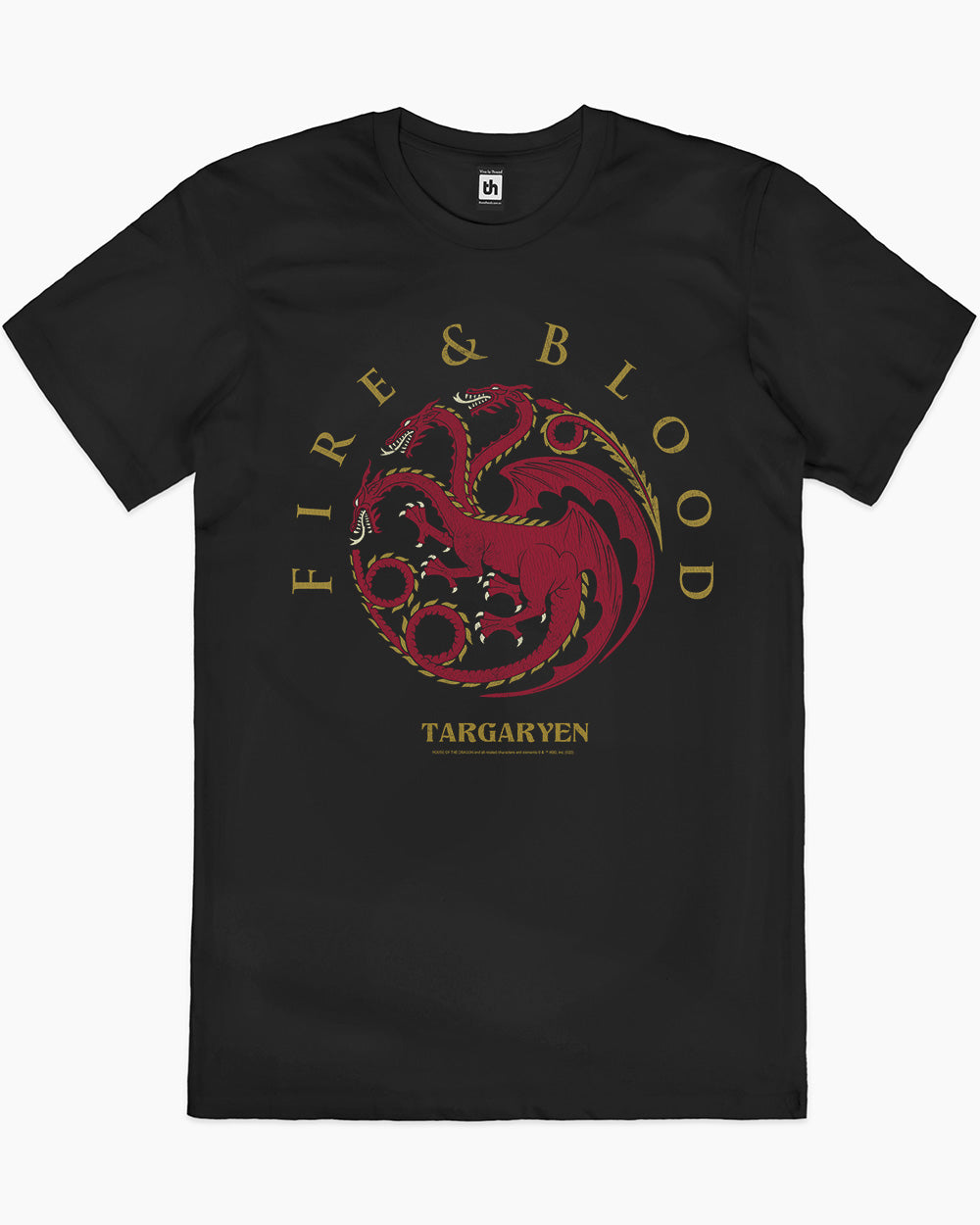 House Targaryen T-Shirt Europe Online #colour_black