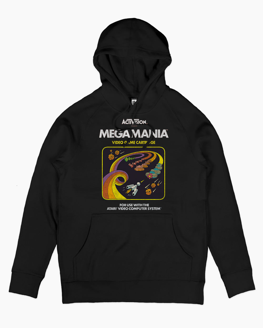 Megamania Vintage Hoodie Europe Online #colour_black