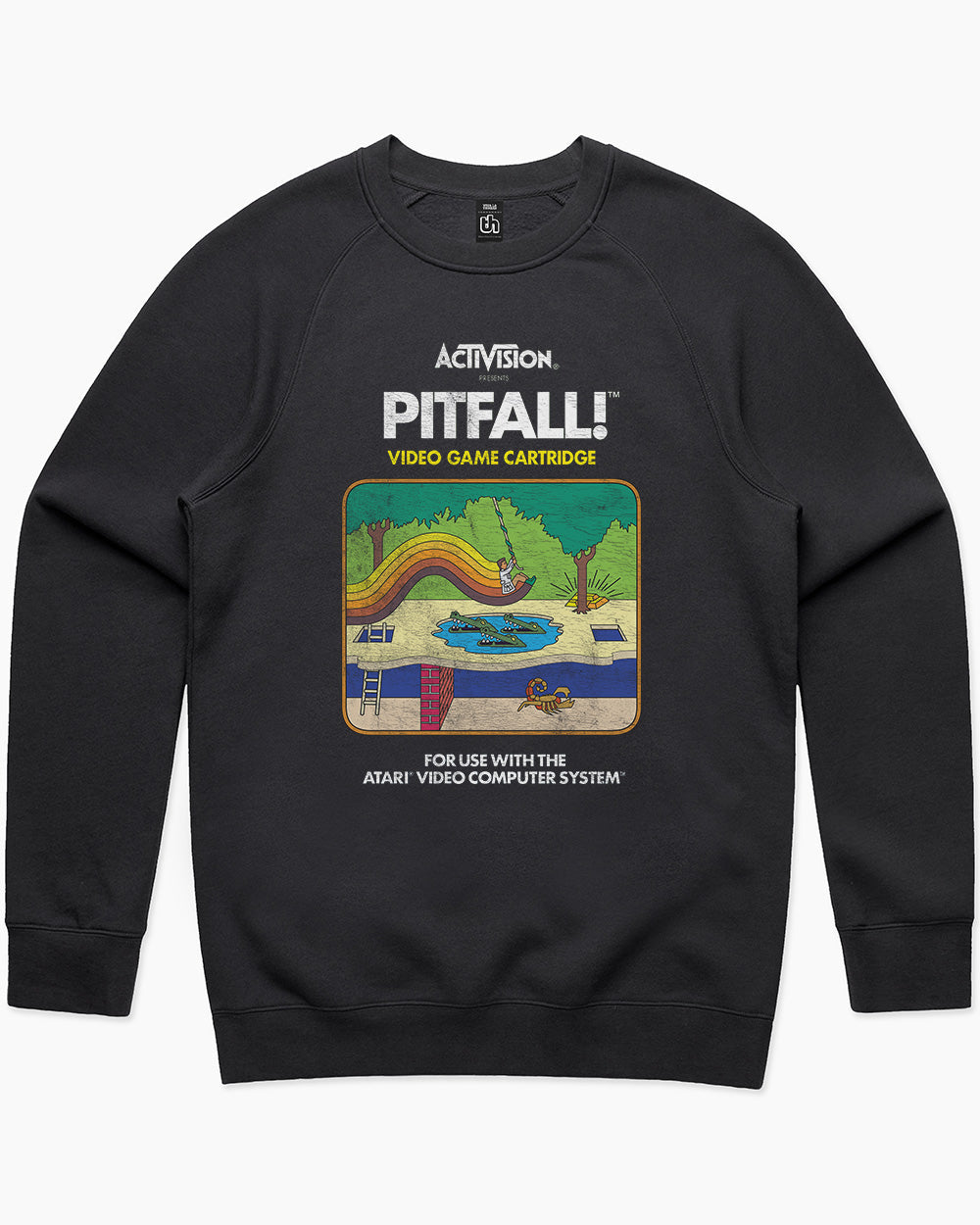 Pitfall Vintage Sweater Europe Online #colour_black