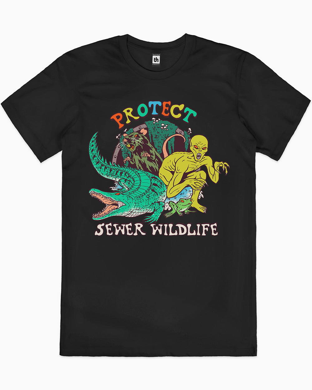 Protect Sewer Wildlife T-Shirt Europe Online #colour_black