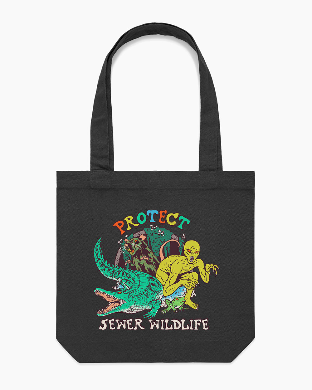 Protect Sewer Wildlife Tote Bag Europe Online #colour_black