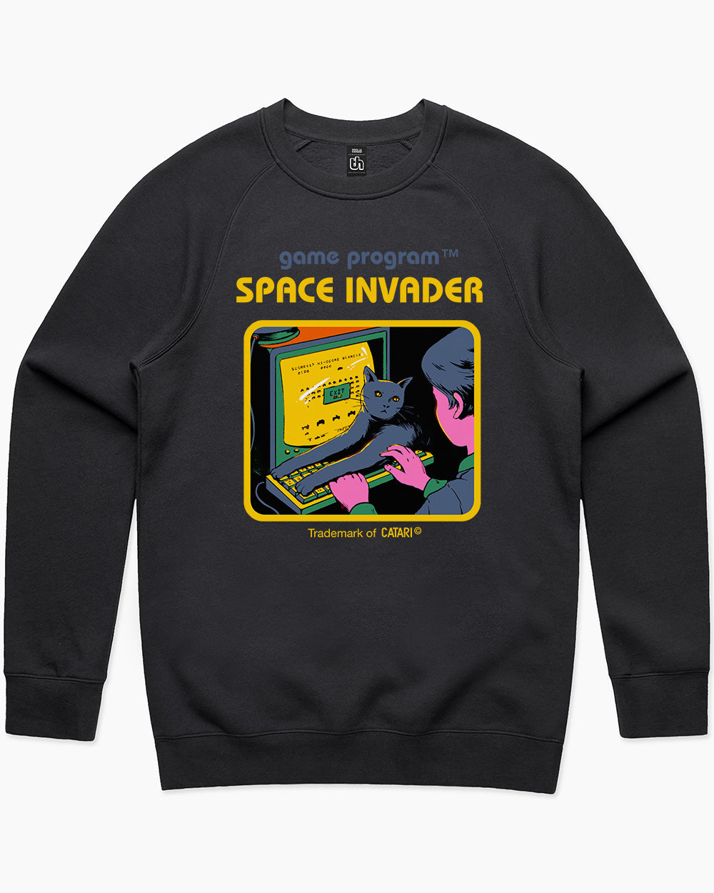 Space Invader Sweater Europe Online #colour_black
