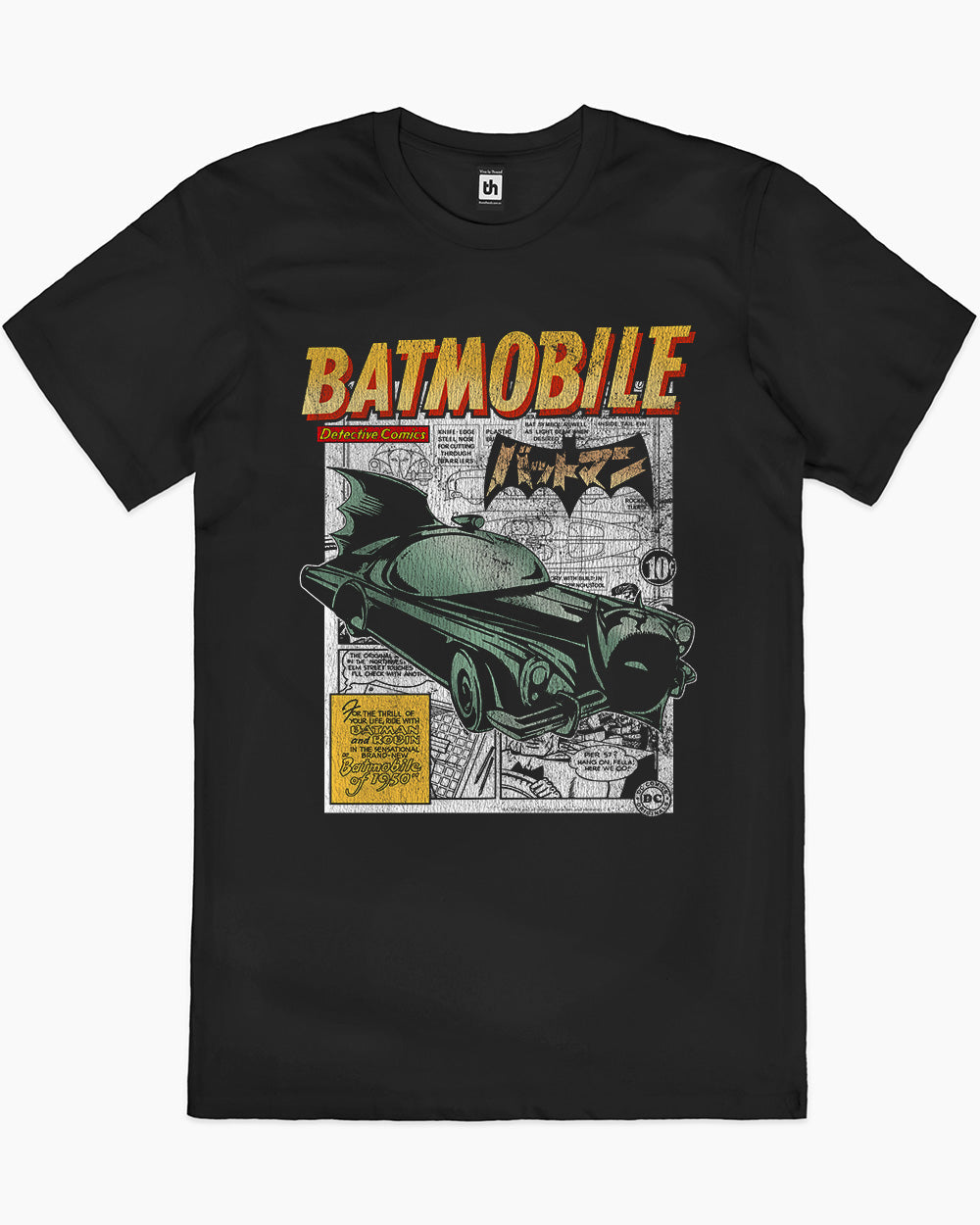 The Batmobile T-Shirt Europe Online #colour_black