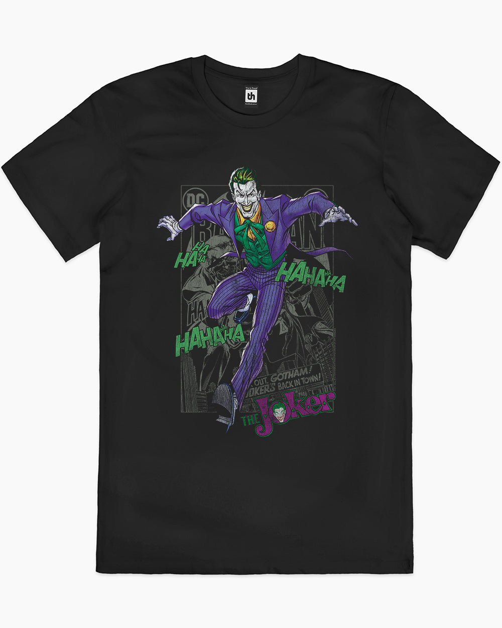 The Joker T-Shirt Australia Online #colour_black