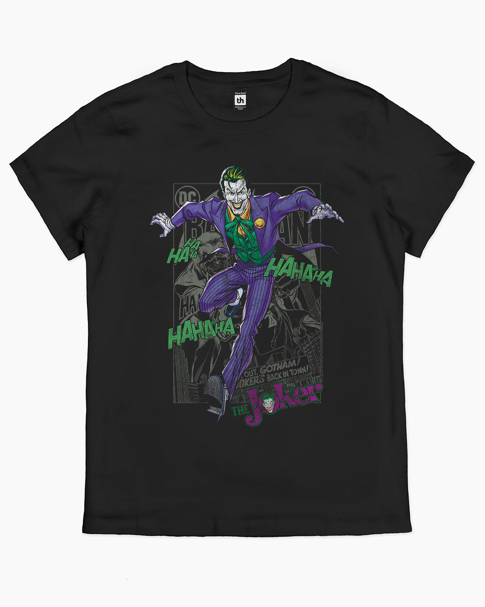 The Joker T-Shirt Australia Online #colour_black