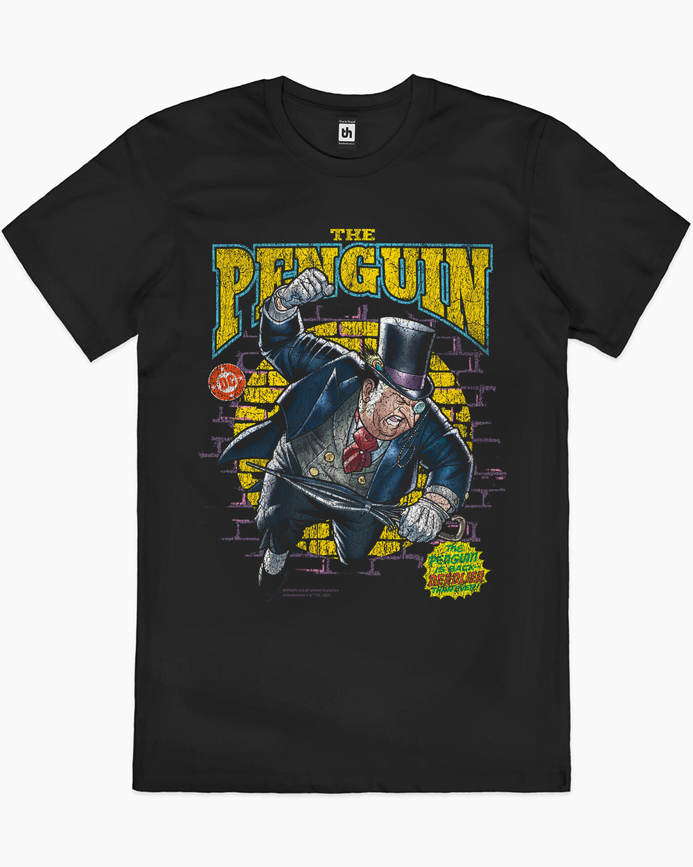 The Penguin T-Shirt Australia Online #colour_black