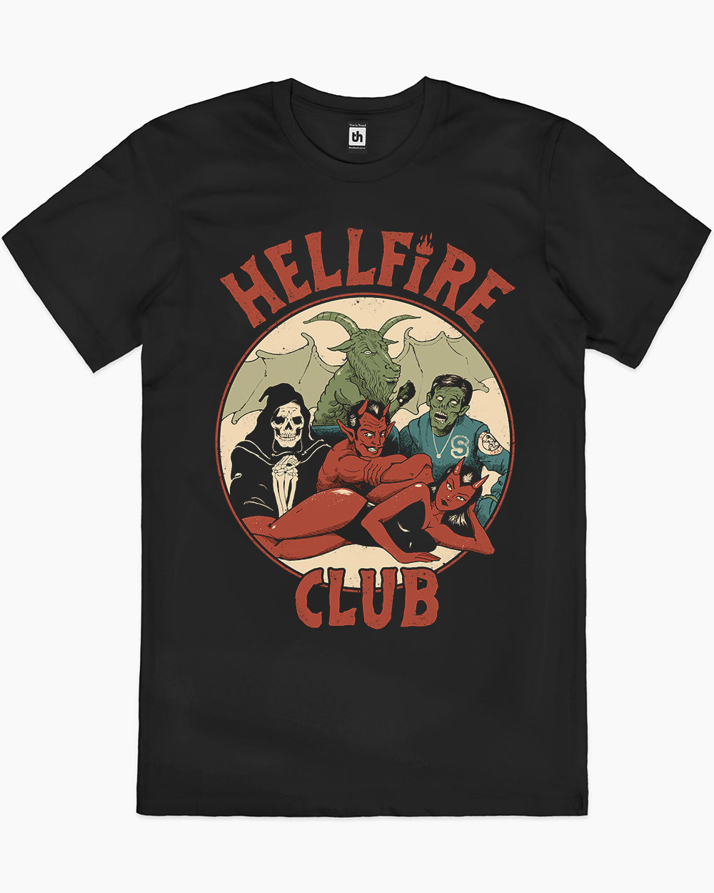 True Hellfire Club T-Shirt Europe Online #colour_black