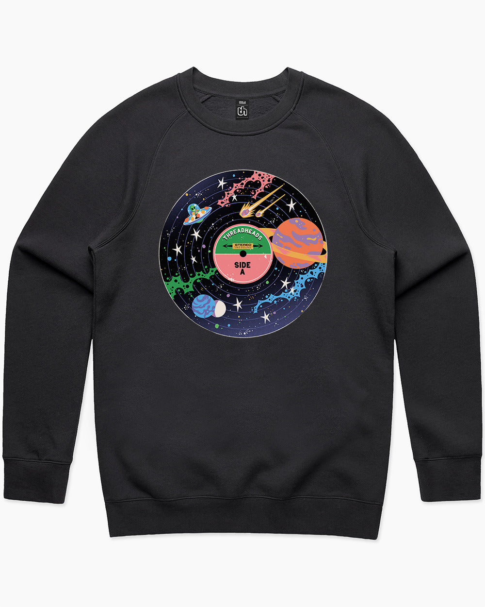 Vinyl Universe Sweater Europe Online #colour_black