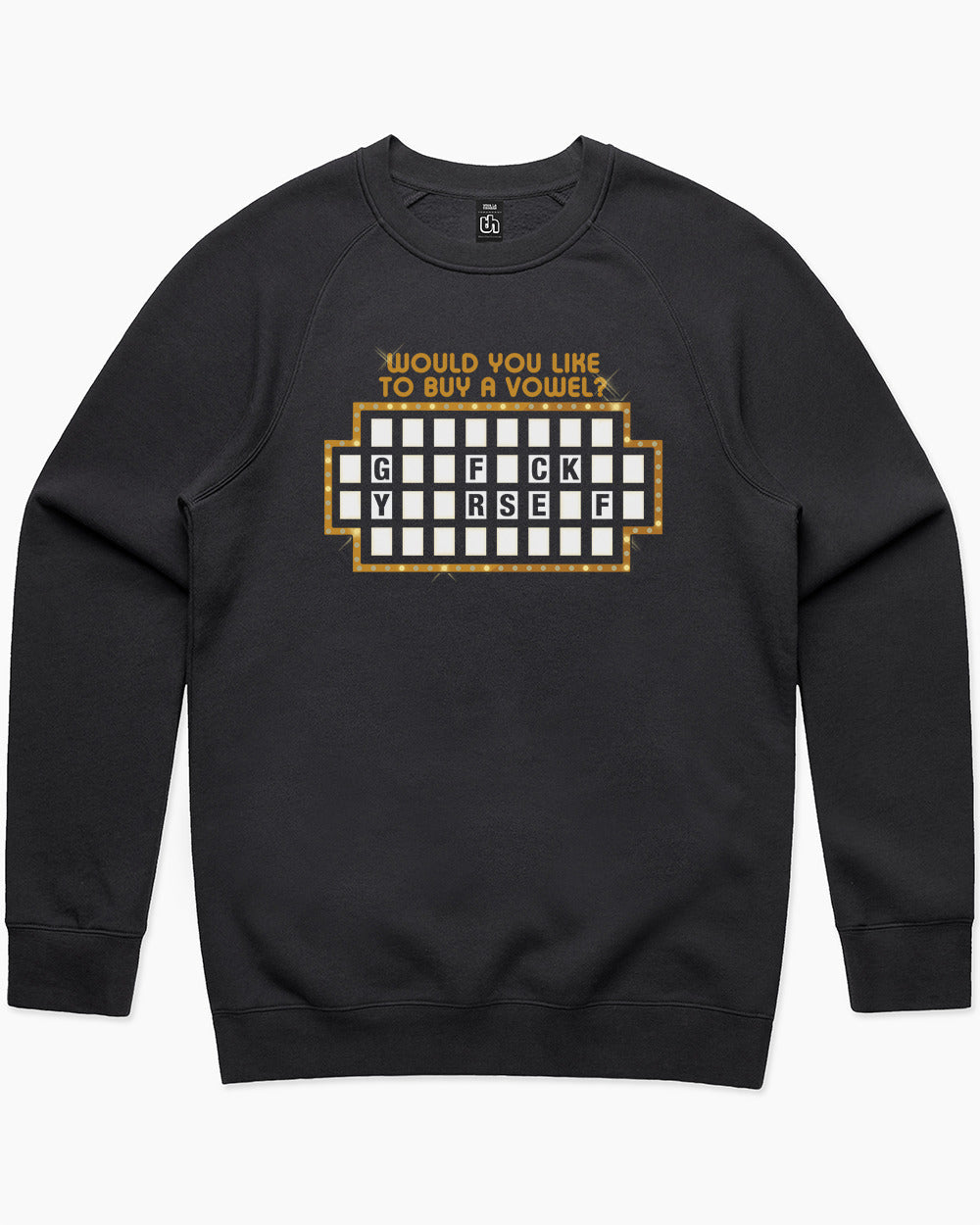 Would You Like To Buy A Vowel Or Would You To Buy A Vowel Sweater Europe Online #colour_black