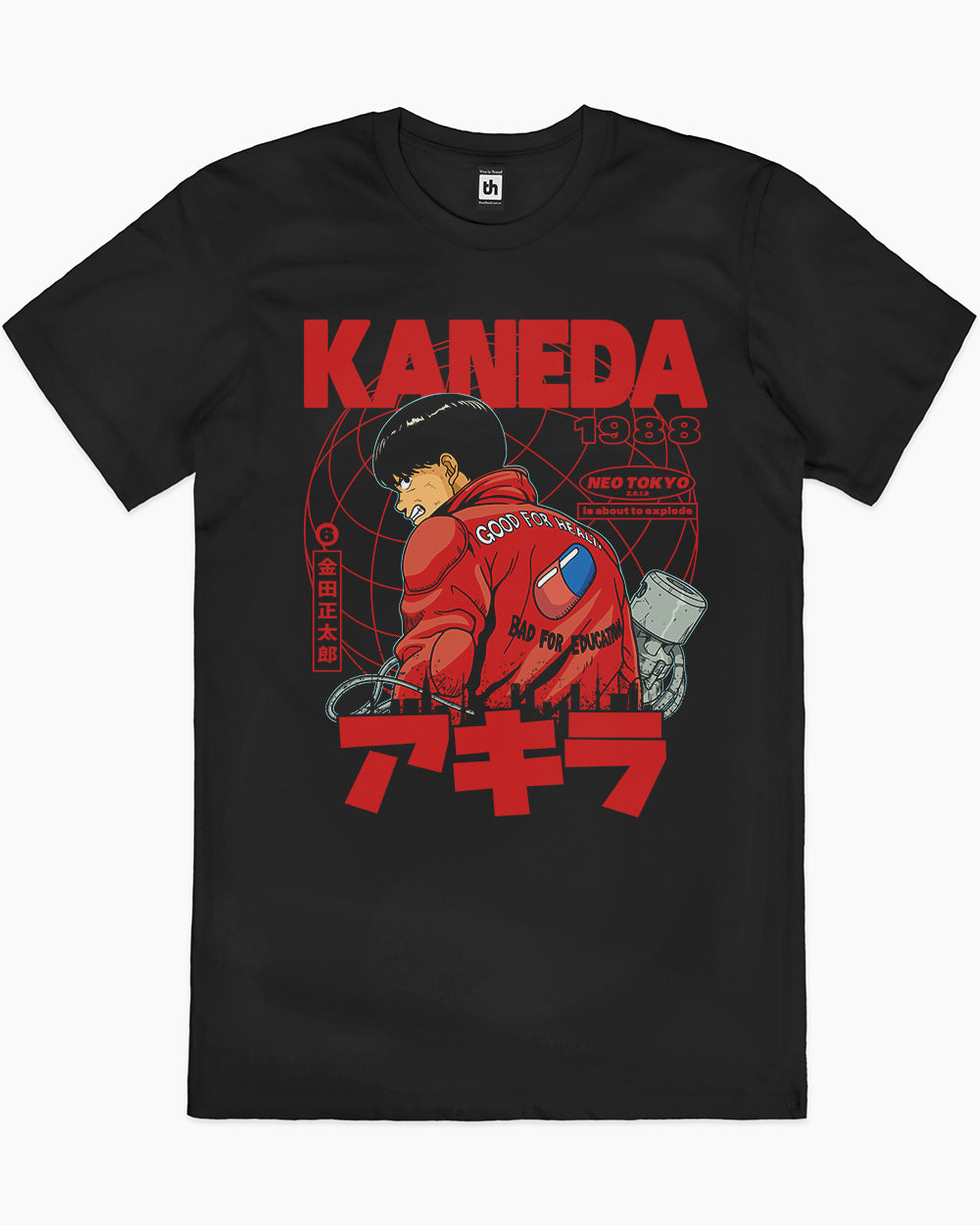 Kaneda T-Shirt Europe Online #colour_black
