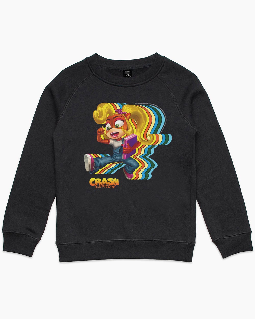 Badge Coco Kick Kids Sweater Australia Online #colour_black