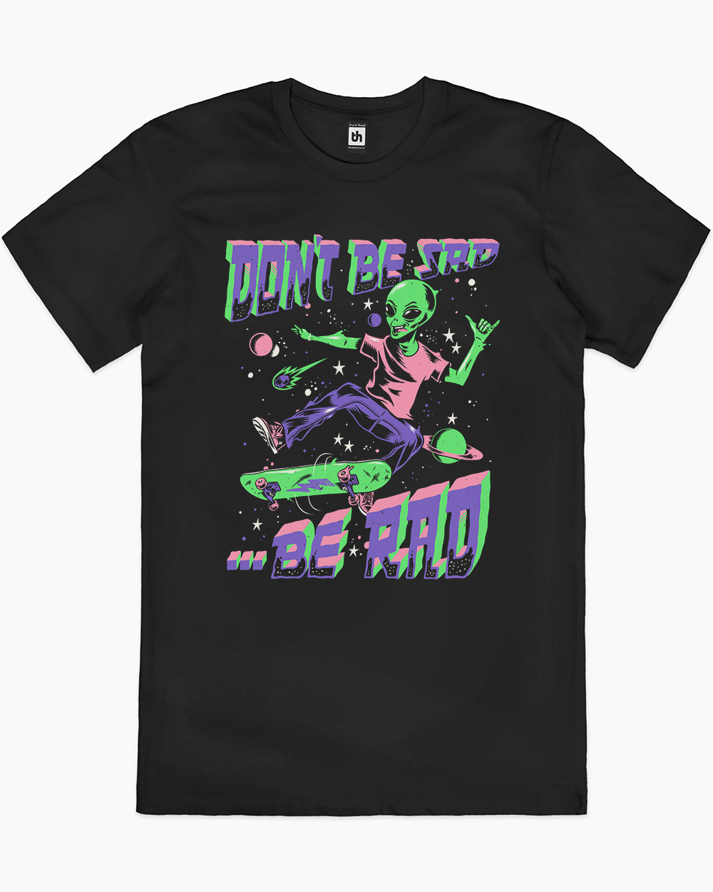 Be Rad T-Shirt Europe Online #colour_black