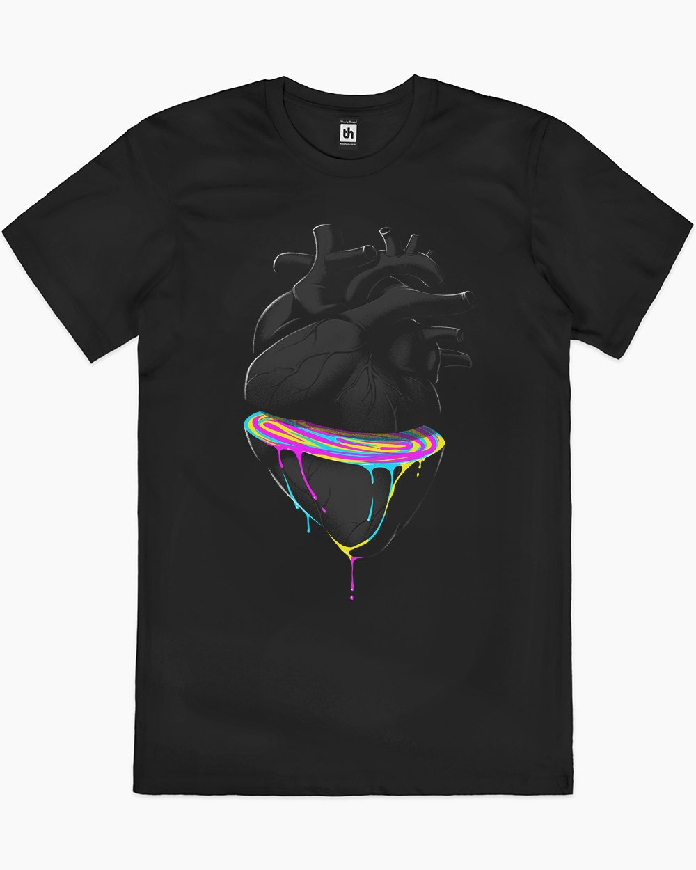 Bleeding Heart T-Shirt Australia Online #colour_black