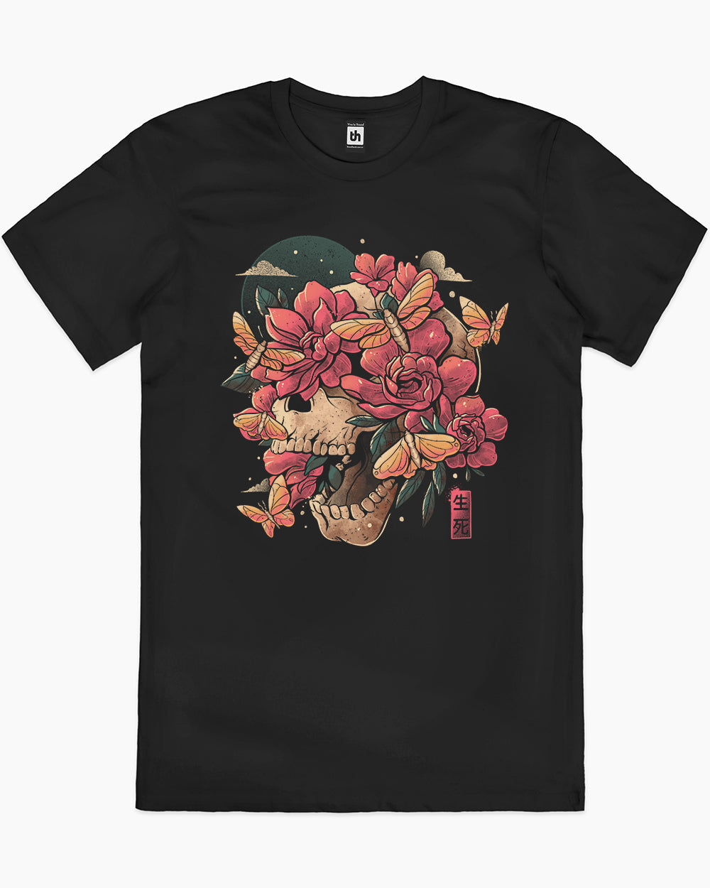 Blossom in Grave T-Shirt Europe Online #colour_black