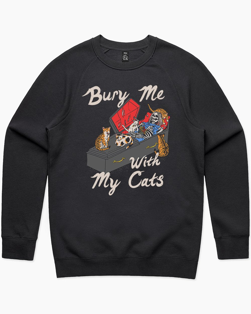 Bury Me With My Cats Sweater Europe Online #colour_black