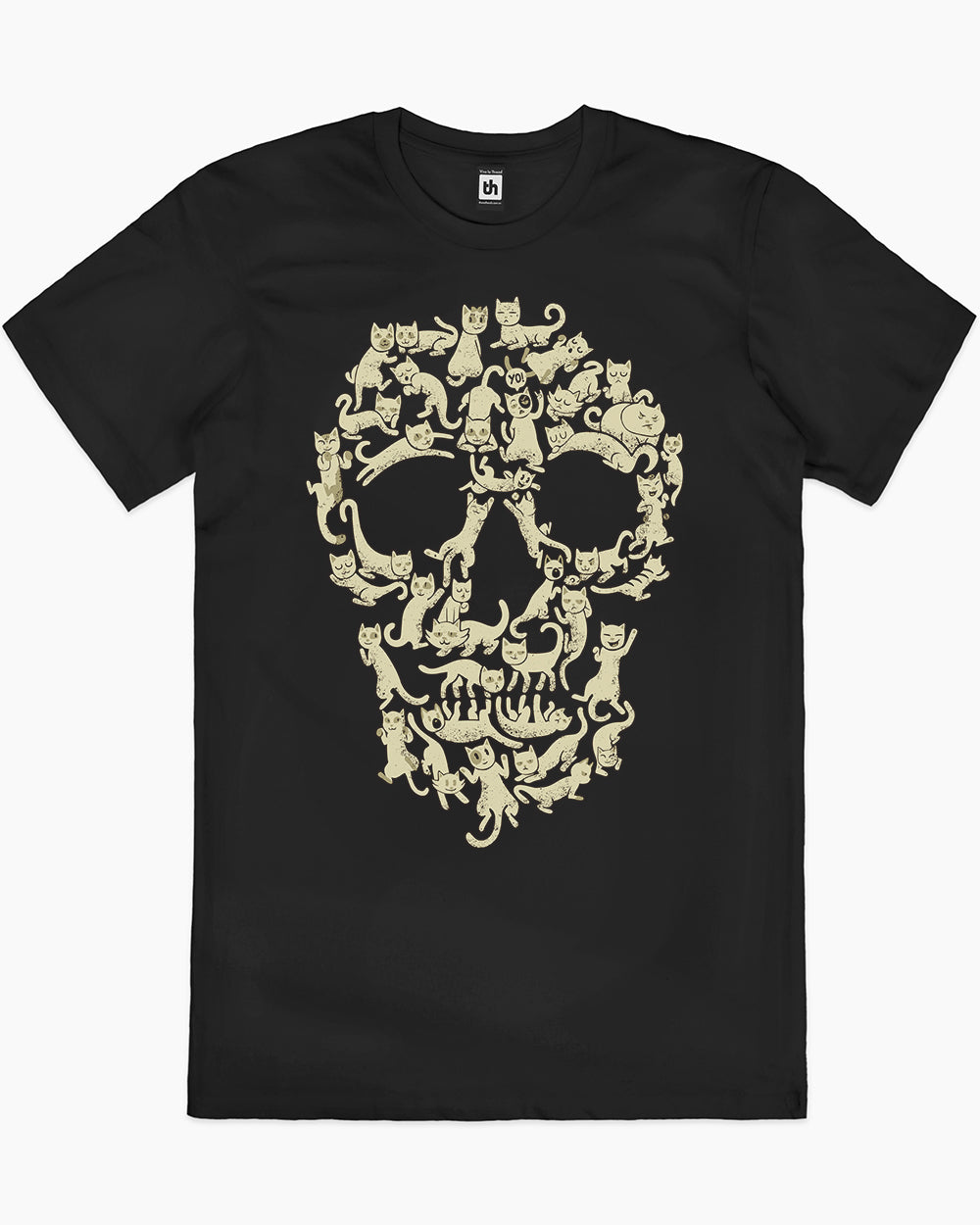 Catskull T-Shirt Europe Online #colour_black