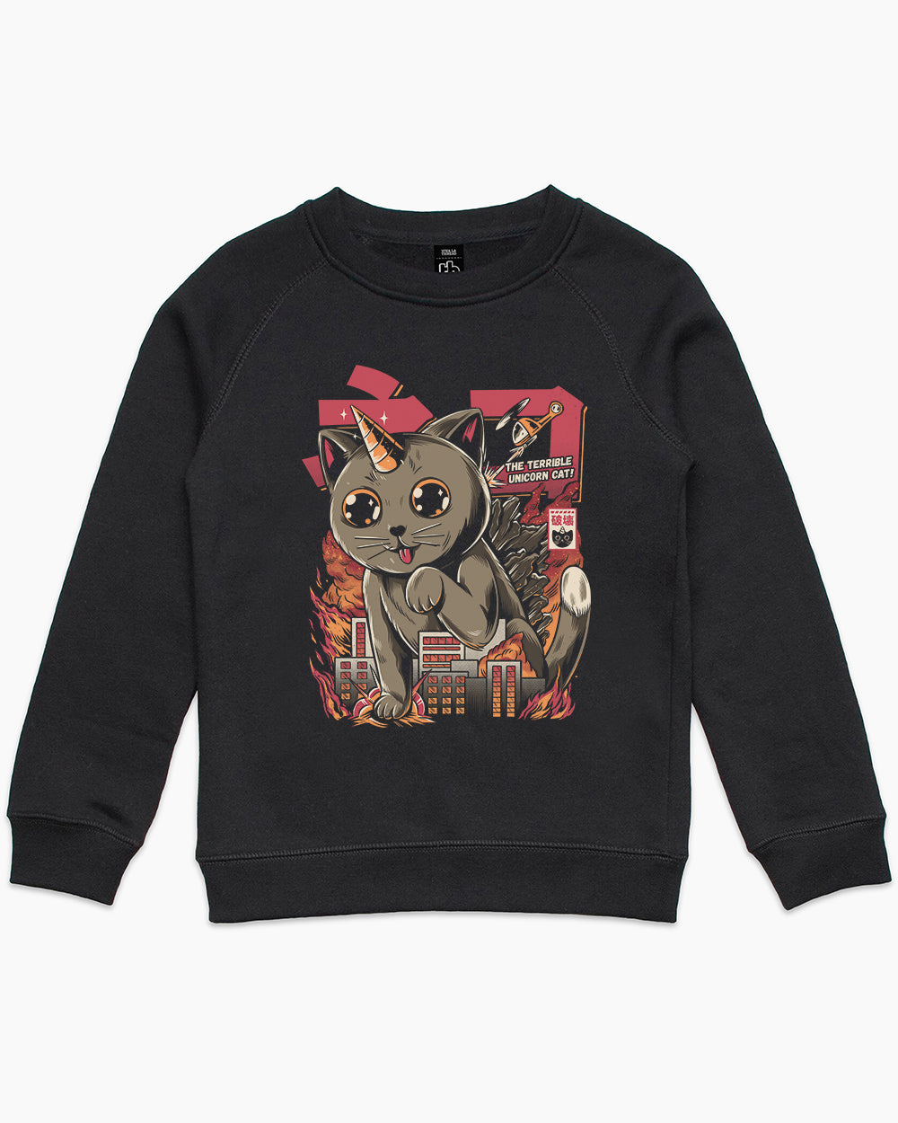 Catzilla Kids Sweater Australia Online #colour_black