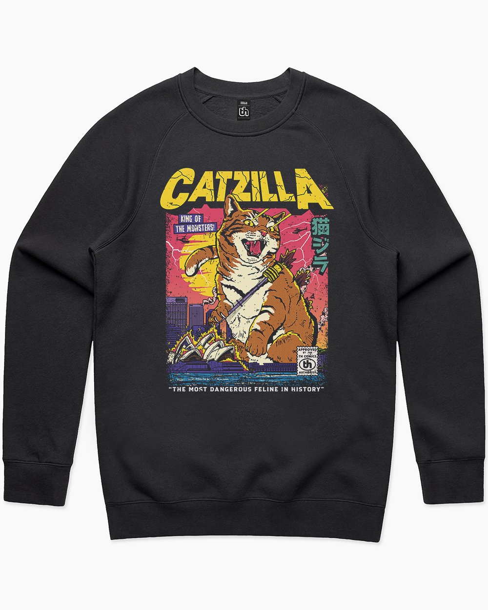 Catzilla Retro Titan Sweater Europe Online #colour_black