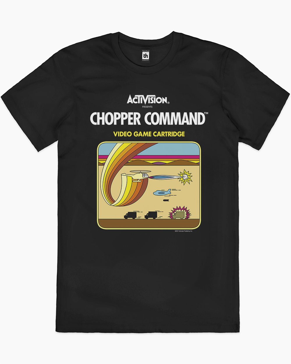 Chopper Command T-Shirt Australia Online #colour_black