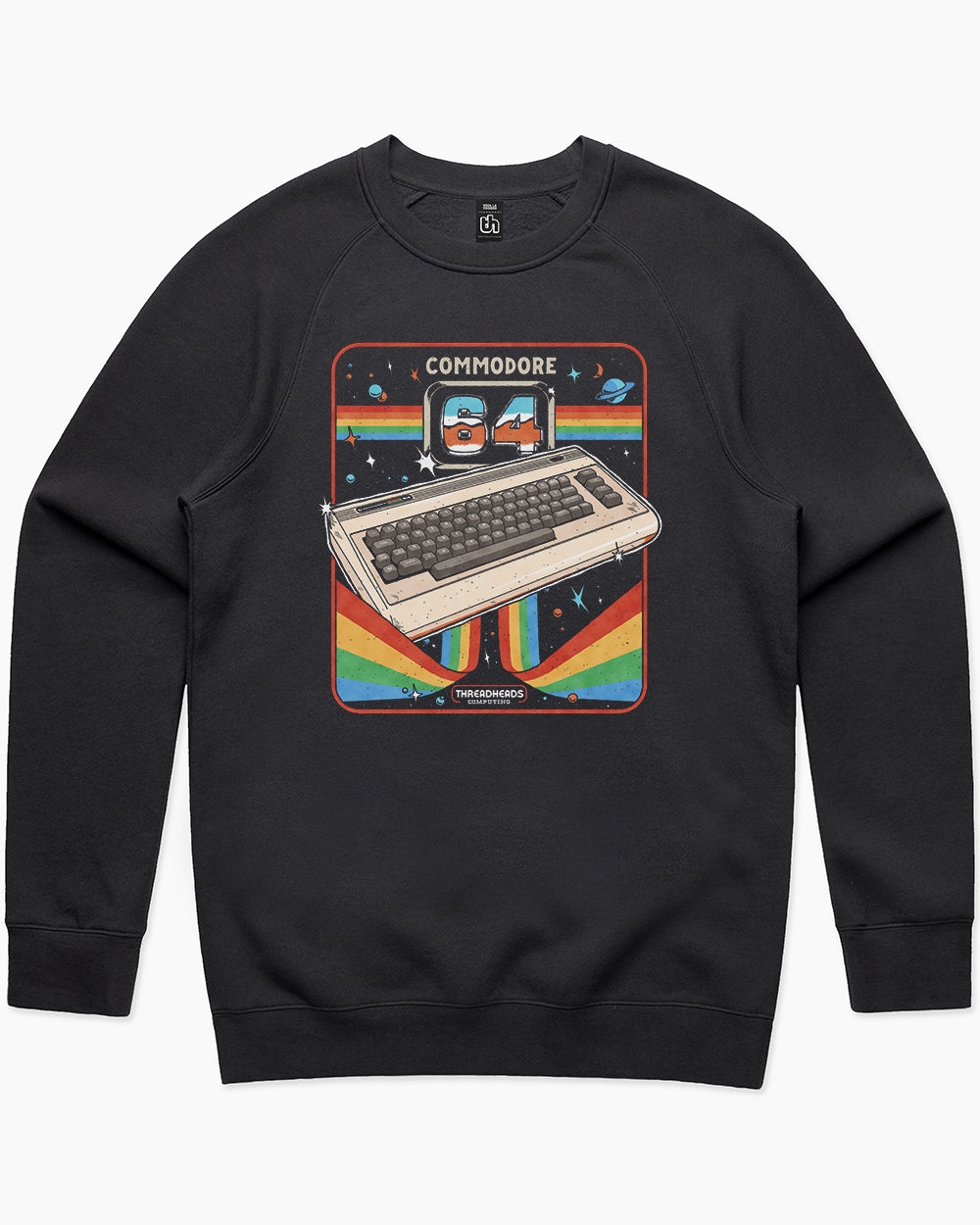 Commodore 64 Advanced Home Computer Sweater Europe Online #colour_black
