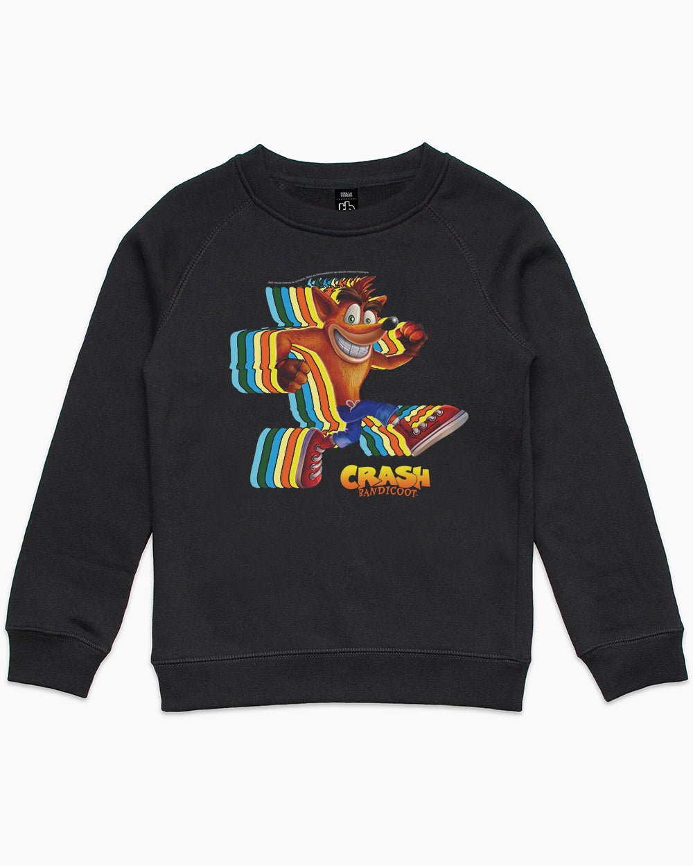 Crash Bandicoot Hyper Speed Kids Sweater Australia Online #colour_black