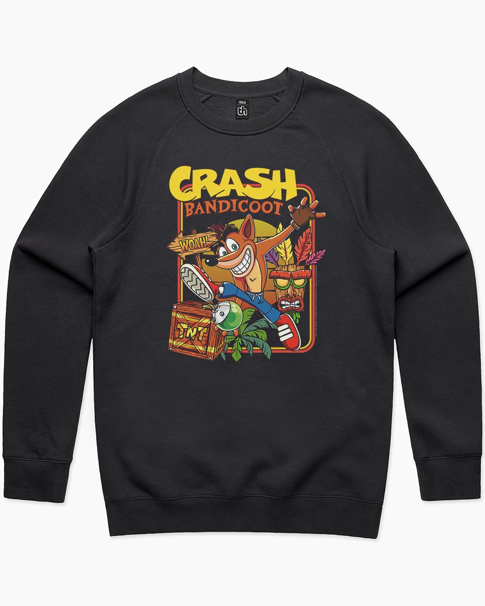 Whoa Crash! Sweater Europe Online #colour_black