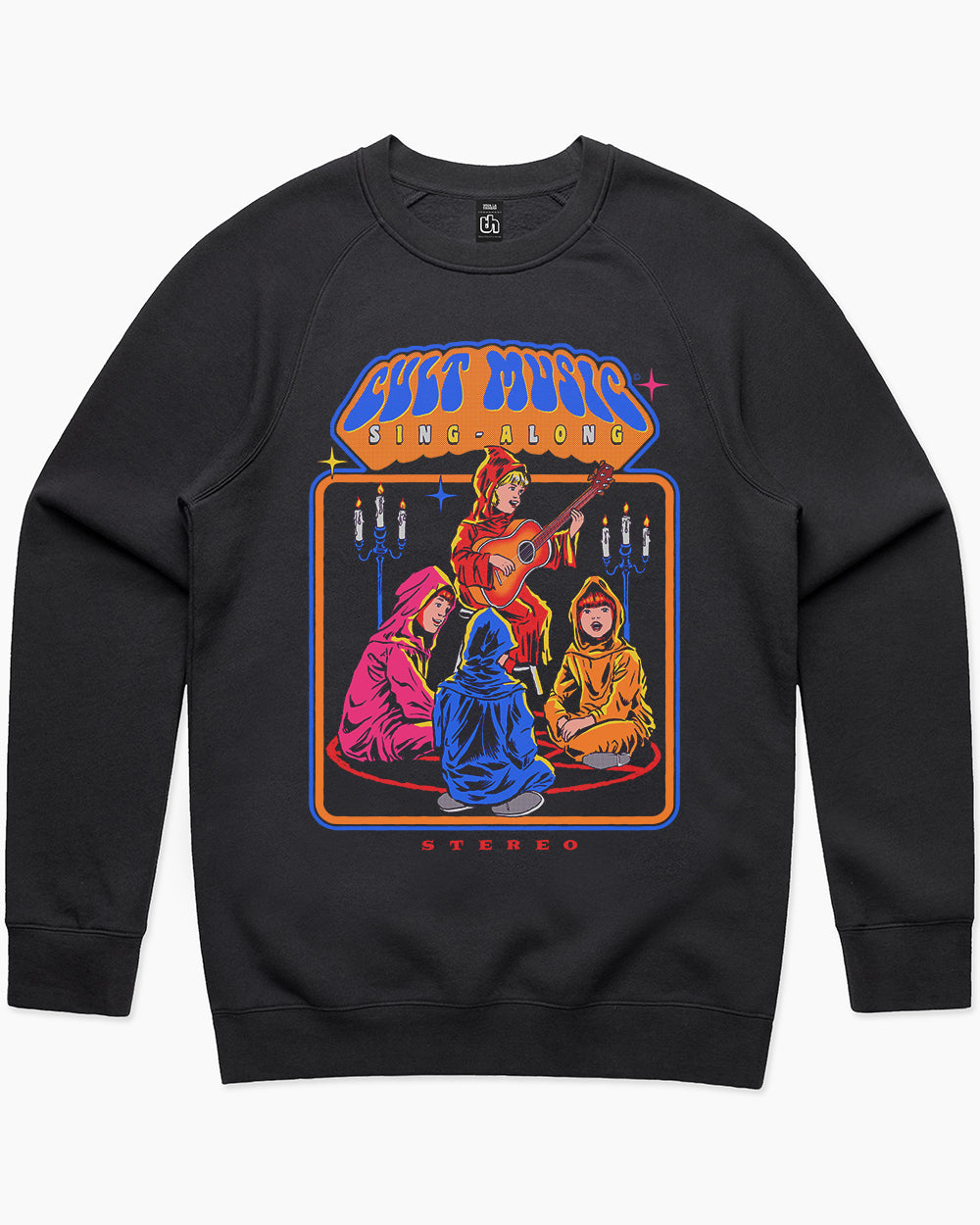 Cult Music Sing-Along Sweater Europe Online #colour_black