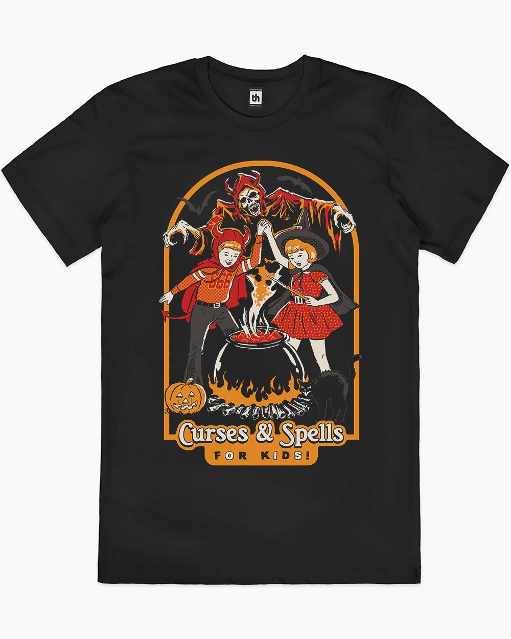 Curses and Spells T-Shirt Europe Online #colour_black