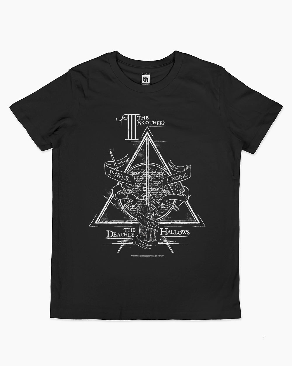 Deathly Hallows Logo Alt Kids T-Shirt Europe Online #colour_black