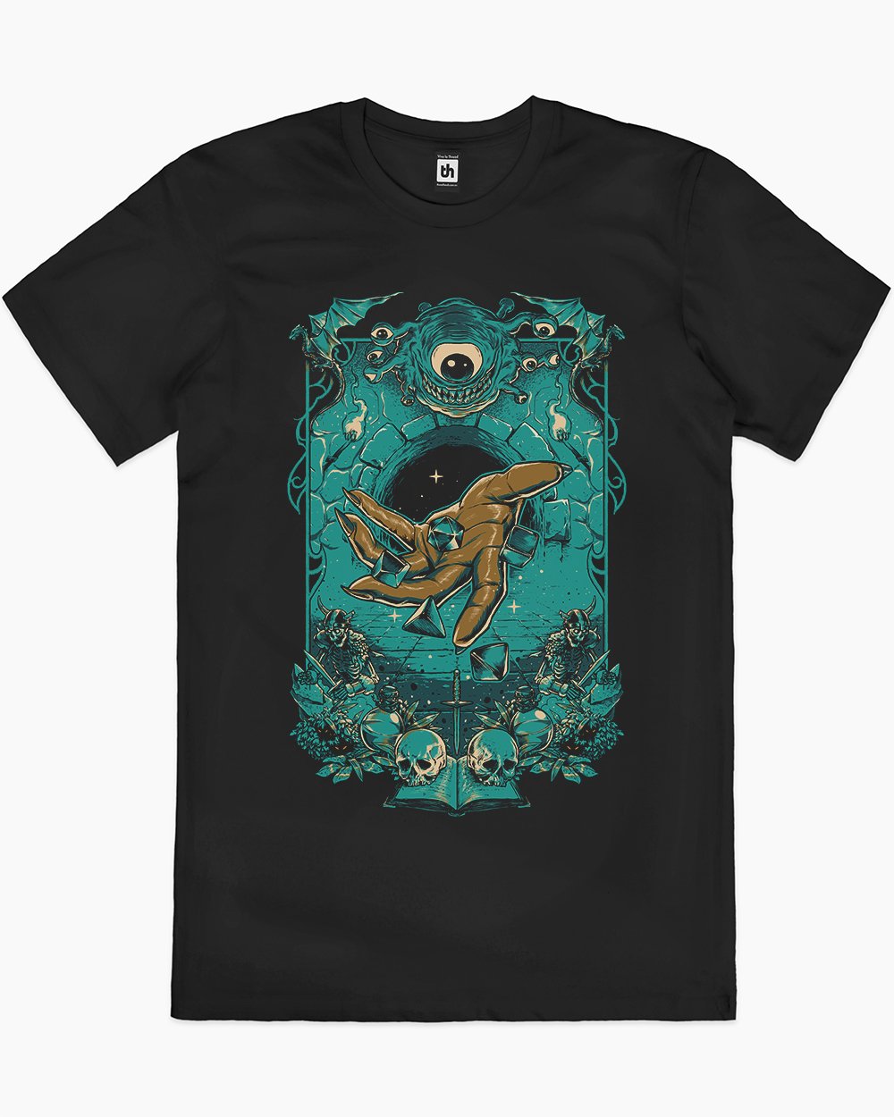 Dungeon Master T-Shirt Europe Online #colour_black