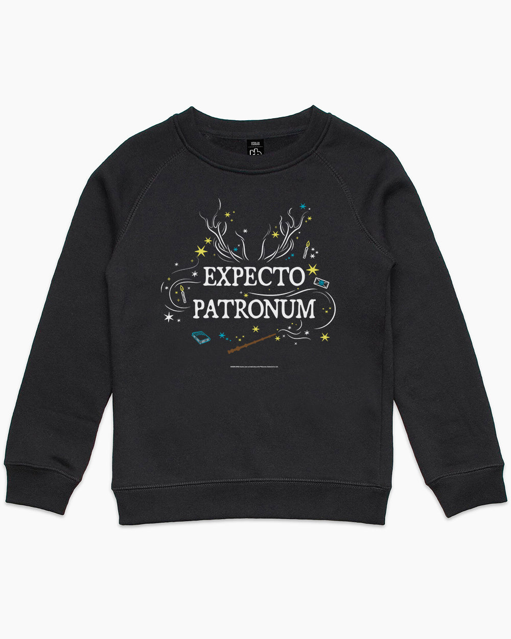 Expecto Patronum Kids Sweater Australia Online #colour_black