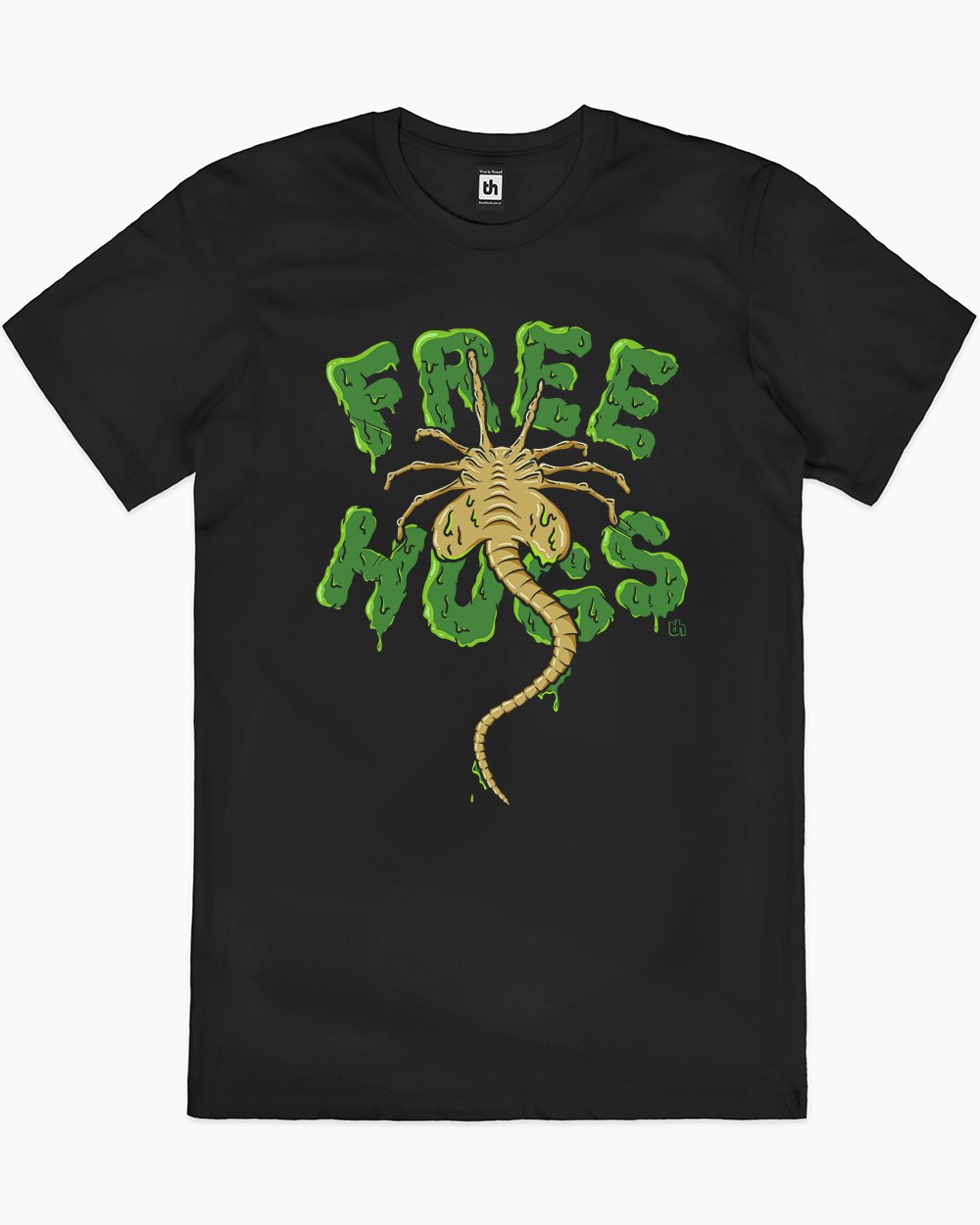 Free Hugs Xenomorph T-Shirt Europe Online #colour_black