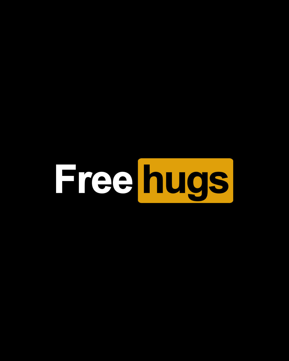 Free Hugs Hoodie Europe Online #colour_black